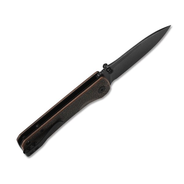 QSP Knife HAWK QS131-N Messer Taschenmesser 14C28N Stahl Kupfer Griff Folder