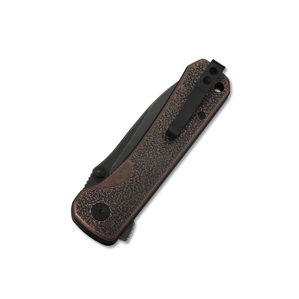 QSP Knife HAWK QS131-N Messer Taschenmesser 14C28N Stahl Kupfer Griff Folder