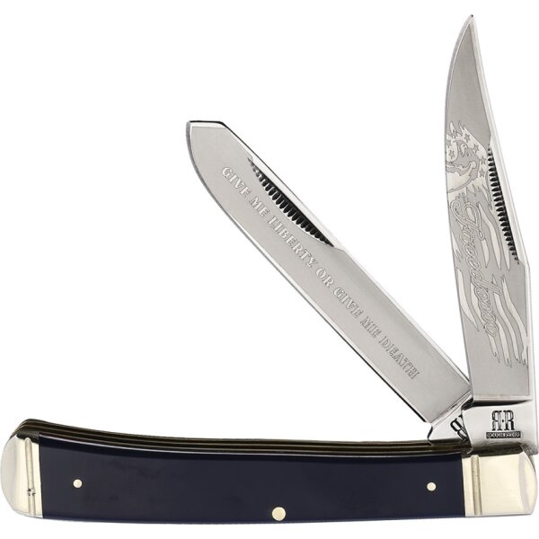Rough Ryder Rider PATRIOT TRAPPER Messer Slipjoint 440 Stahl Kunststoffgriff