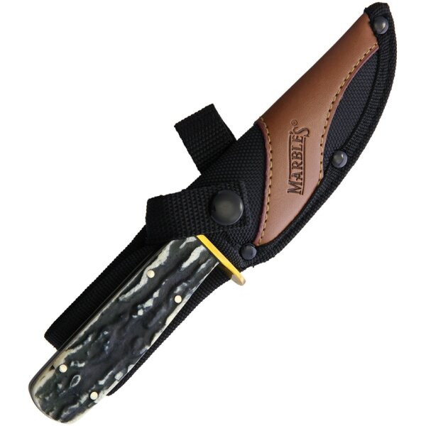 Marbles COWBOY SKINNER STAG BONE Messer Jagdmesser Knochengriff