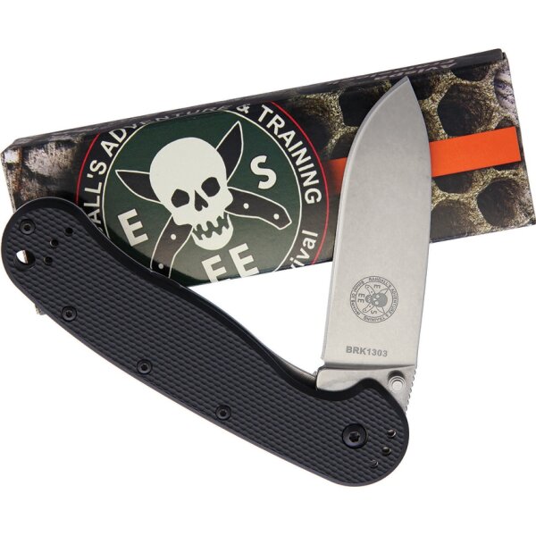 BRK by ESEE Messer AVISPA FRAMELOCK BLACK SK5 Stahl Folder Polymer Griff