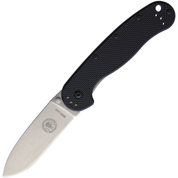 BRK by ESEE Messer AVISPA FRAMELOCK BLACK SK5 Stahl Folder Polymer Griff