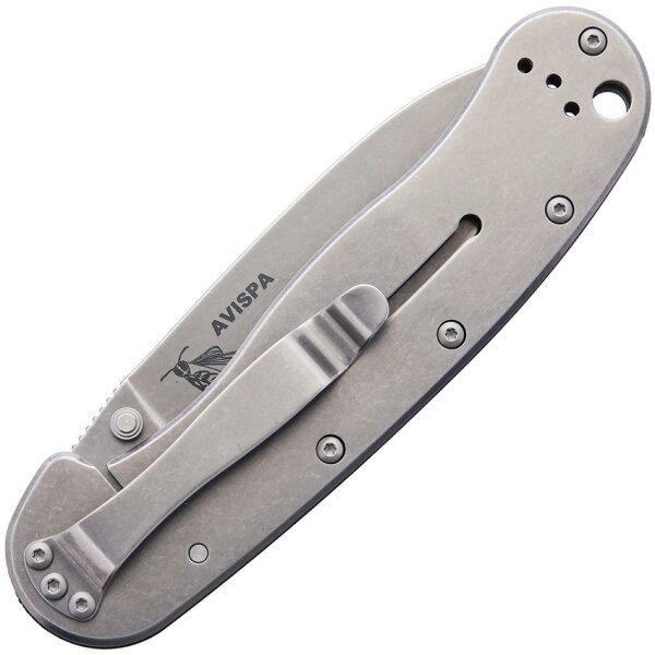 BRK by ESEE Messer AVISPA FRAMELOCK BLACK SK5 Stahl Folder Polymer Griff