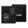 Zippo Black Schwarz Crackle Set mit Nylonpouch Geschenkset Sturmfeuerzeug