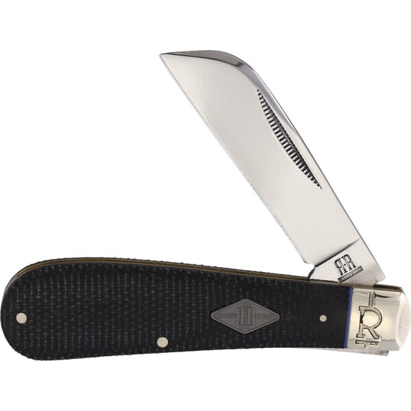 Rough Ryder Messer HAWKBILL BLACK MICARTA Slipjoint Kohlenstoffstahl