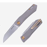 Real Steel RSK SOLIS Titanium Gold Messer Slipjoint N690...