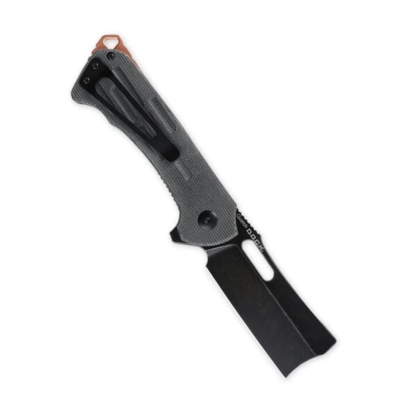 Kizer Messer D.O.C.K. QUATCH Flipper Cleaver N690 Stahl Micarta Black