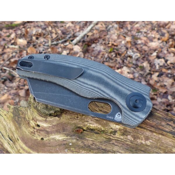 Kizer Sheepdog C01C MICARTA Messer 154CM Stahl Micarta Taschenmesser