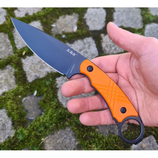 Sanrenmu S768-4 Messer Fixed Blade 12C27 Stahl G10 Griff Jagdmesser