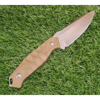 SanRenmu S718-2 Messer Fixed Blade 12C27 Stahl G10 Griff...