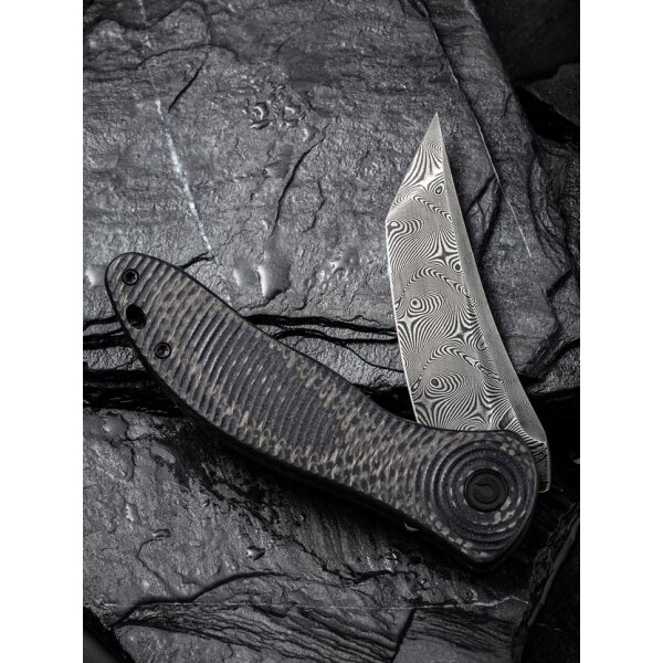 CIVIVI Synergy 3 C20075B-DS1 Flipper Damast G10 / Kohlefaser Tanto