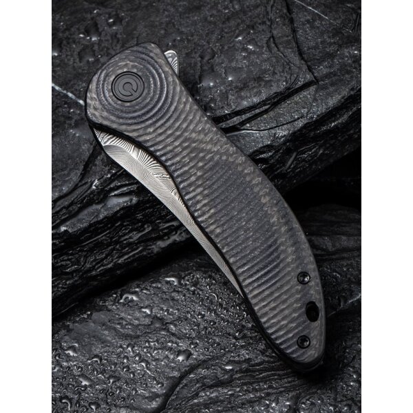 CIVIVI Synergy 3 C20075B-DS1 Flipper Damast G10 / Kohlefaser Tanto