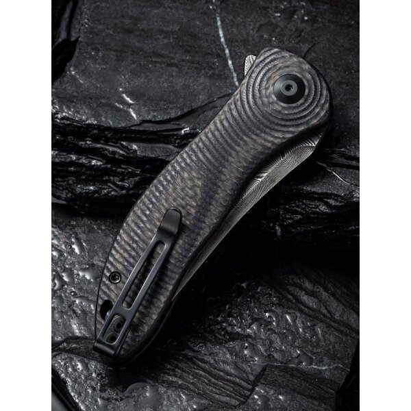 CIVIVI Synergy 3 C20075B-DS1 Flipper Damast G10 / Kohlefaser Tanto