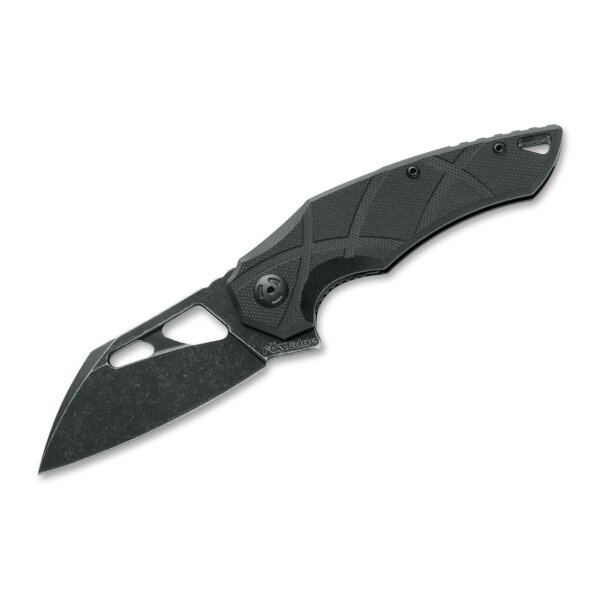 FoxEdge by FoxKnives ATRAX G10 Black Messer Flipper 8Cr13MoV Stahl
