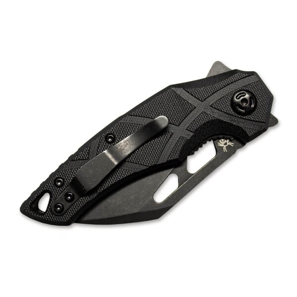 FoxEdge by FoxKnives ATRAX G10 Black Messer Flipper 8Cr13MoV Stahl
