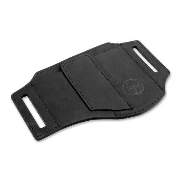Böker Manufaktur Lederholster ED-Three Schwarz Nubukleder Holster Etui 09BO295
