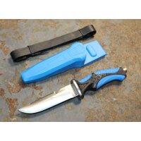 Albainox Nautilus Tauchermesser Notfallmesser mit...