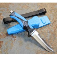 Albainox Nautilus Tauchermesser Notfallmesser mit...