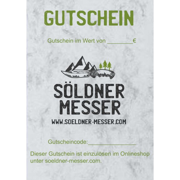 Webshop Gutschein
