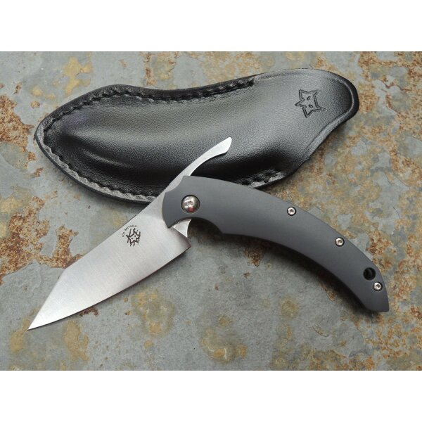 Fox Knives Compact Dragotac Black Bastinelli Messer Friction Folder FRN Griff