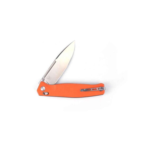 Real Steel HUGINN ORANGE Folder VG-10 Stahl G10 Griff Slide Lock
