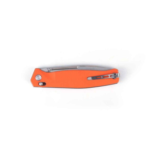 Real Steel HUGINN ORANGE Folder VG-10 Stahl G10 Griff Slide Lock