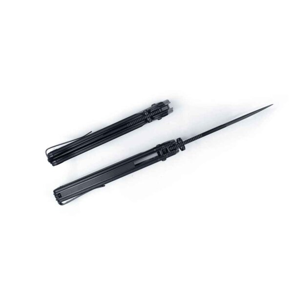 Real Steel HUGINN FULL BLACK Folder VG-10 Stahl G10 Griff Slide Lock