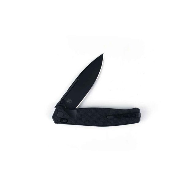 Real Steel HUGINN FULL BLACK Folder VG-10 Stahl G10 Griff Slide Lock