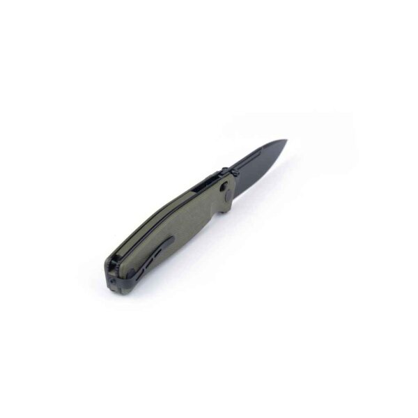 Real Steel HUGINN OD GREEN/BLACK Folder VG-10 Stahl G10 Griff Slide Lock
