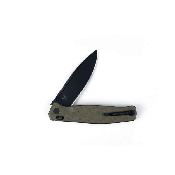 Real Steel HUGINN OD GREEN/BLACK Folder VG-10 Stahl G10 Griff Slide Lock