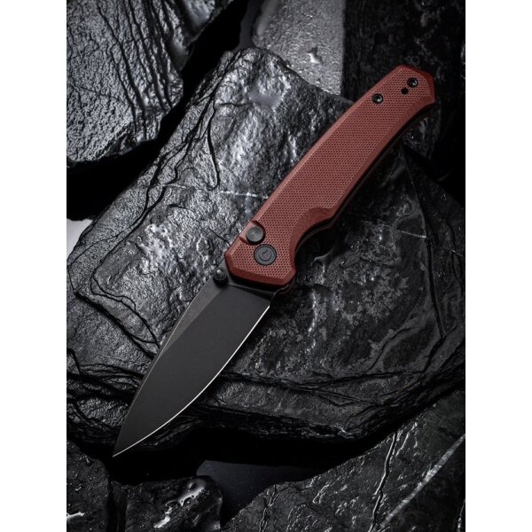 CIVIVI Altus C20076-2 Button Lock Nitro-V Stahl G10 BURGUNDY