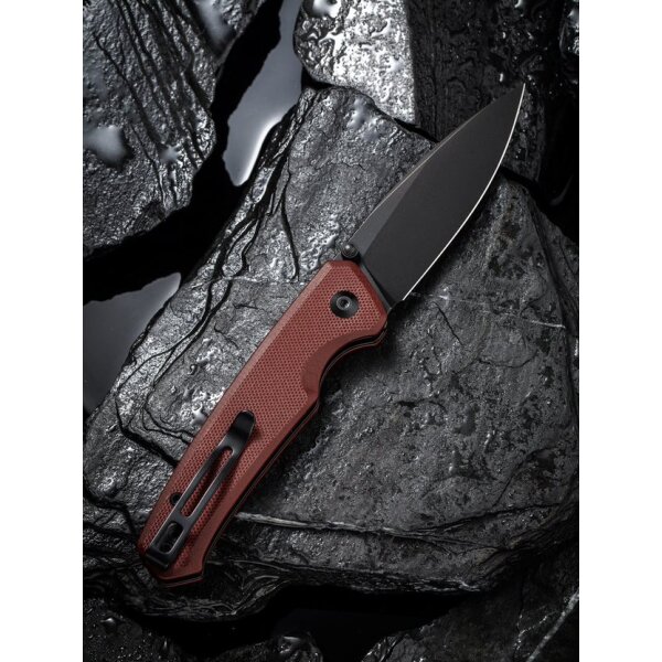 CIVIVI Altus C20076-2 Button Lock Nitro-V Stahl G10 BURGUNDY