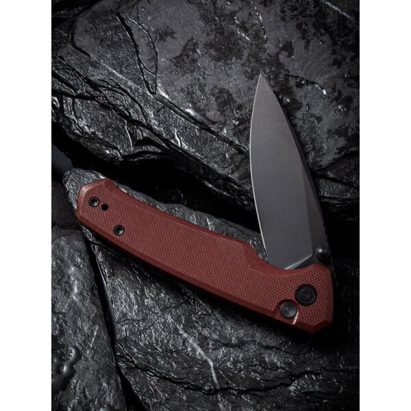 CIVIVI Altus C20076-2 Button Lock Nitro-V Stahl G10 BURGUNDY