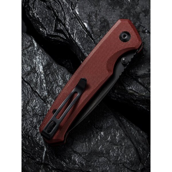 CIVIVI Altus C20076-2 Button Lock Nitro-V Stahl G10 BURGUNDY