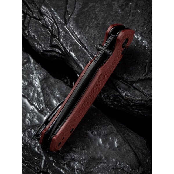CIVIVI Altus C20076-2 Button Lock Nitro-V Stahl G10 BURGUNDY