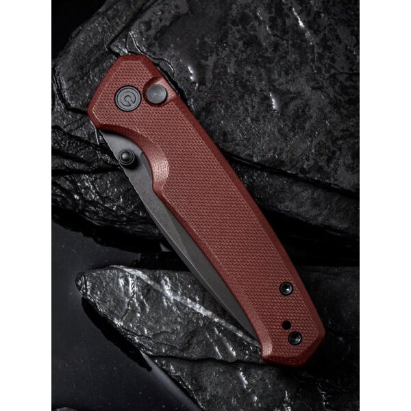 CIVIVI Altus C20076-2 Button Lock Nitro-V Stahl G10 BURGUNDY