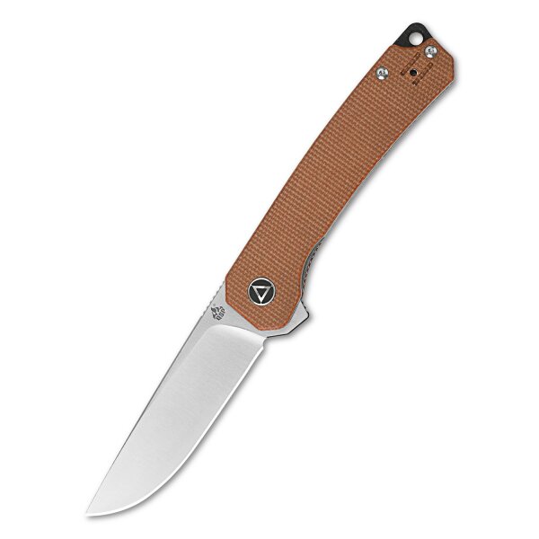 QSP Knife OSPREY QS139-A Messer Folder 14C28N Stahl Micartagriff BROWN