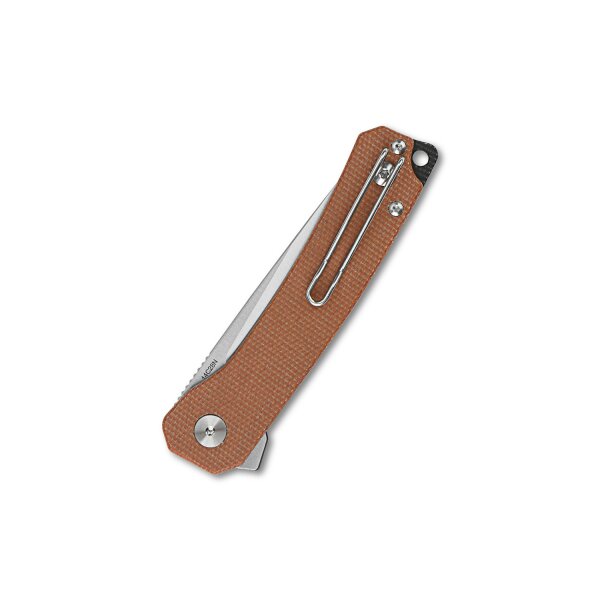QSP Knife OSPREY QS139-A Messer Folder 14C28N Stahl Micartagriff BROWN