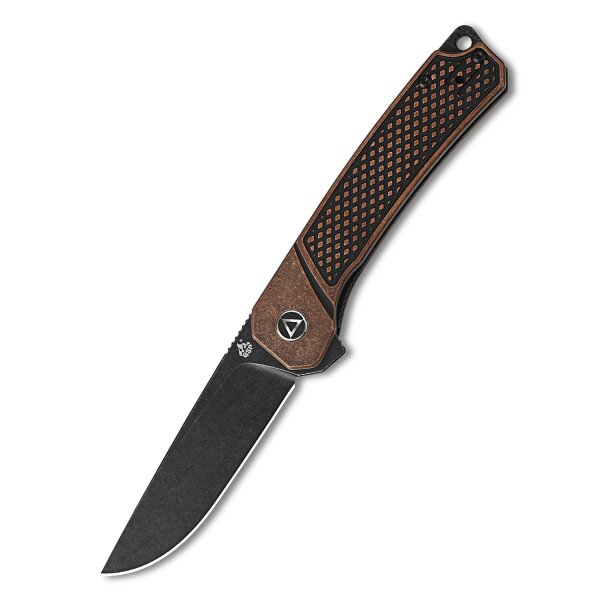 QSP Knife OSPREY QS139-E2 Messer Folder 14C28N Stahl Kupfergriff