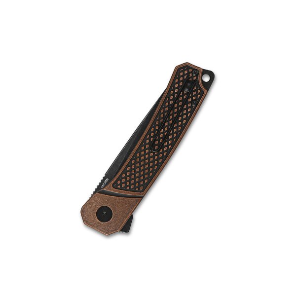 QSP Knife OSPREY QS139-E2 Messer Folder 14C28N Stahl Kupfergriff