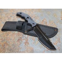 Rite Edge Messer BLACK TRACKER Fahrtenmesser Edelstahl...