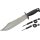 Rite Edge OUTDOOR BEAST Bowie Sawback 440 Stahl Feuerstarter Schleifstab etc.
