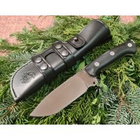 J&V K-9 NX-62  G10 Schwarz inkl. Lederscheide