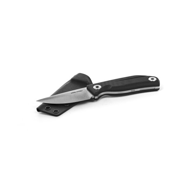 Real Steel CVX-80 Black Messer Fahrtenmesser N690 Stahl G10 Kydexscheide