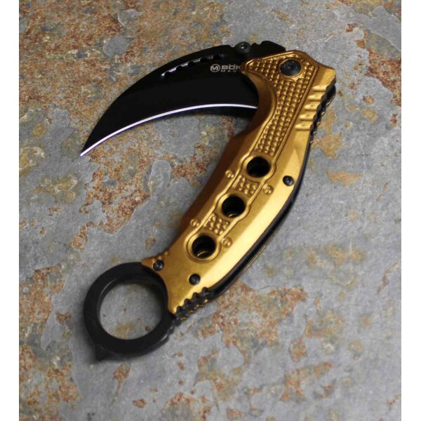 Böker Magnum BLACK SCORPION Messer Flipper 440A Stahl Taschenmesser Messer 01MB713