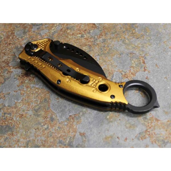 Böker Magnum BLACK SCORPION Messer Flipper 440A Stahl Taschenmesser Messer 01MB713
