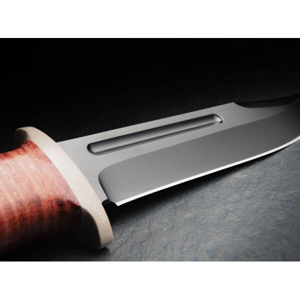 Böker Magnum Messer Ranger Field Bowie Jagdmesser mit Ledergriff und Lederscheide Messer fixed 02SC001