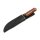 Böker Magnum Messer Ranger Field Bowie Jagdmesser mit Ledergriff und Lederscheide Messer fixed 02SC001