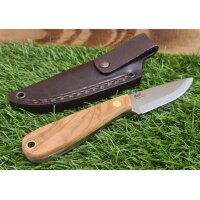 Brisa Necker 70 Sc EDC Messer 12C27 Stahl Olivenholz mit...