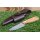 Brisa Necker 70 Sc EDC Messer 12C27 Stahl Olivenholz mit MultiCarry Scheide